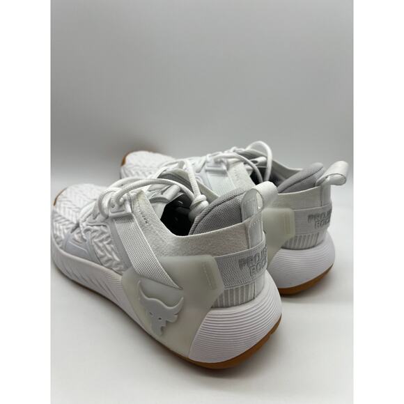 Under Armour Project Rock 6 Men\'s Size 11.5 White Training Shoe 3026534-100 main image 4